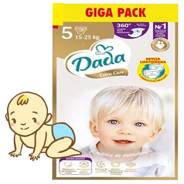 GIGAPACK Dada EXTRA care 5 junior 136ks